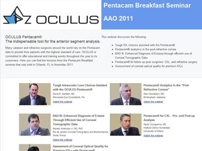 OCULUS Pentacam® the indispensable tool for the anterior segment analysis.