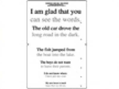 Low Contrast and Mixed Contrast Eye Charts from Precision Vision ...