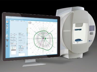 Find Goldmann Visual Field / Kinetic Perimetry Tests